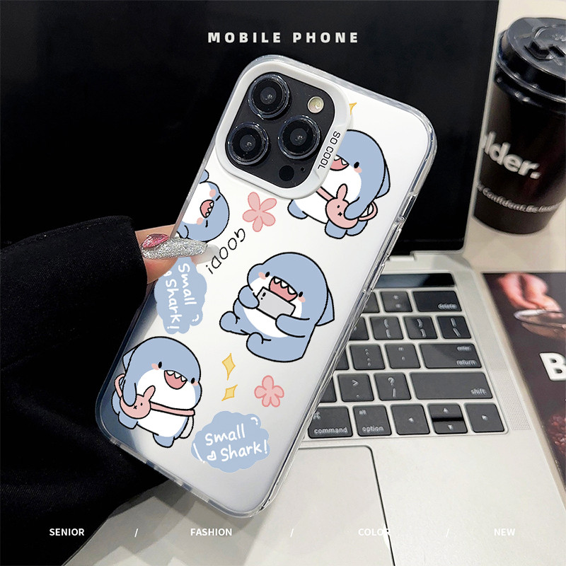 ไดโนเสาร์น่ารัก เคสแข็งคุณภาพ สำหรับ IPhone 13 12 7Plus 14 15 11 Pro Max 8Plus X XR XS Max SE เคสไอโฟน11 เคสไอโฟน13 ราคา ถูกที่สุด ดีลบีเคเค แกลเลอรีภาพที่ 5
