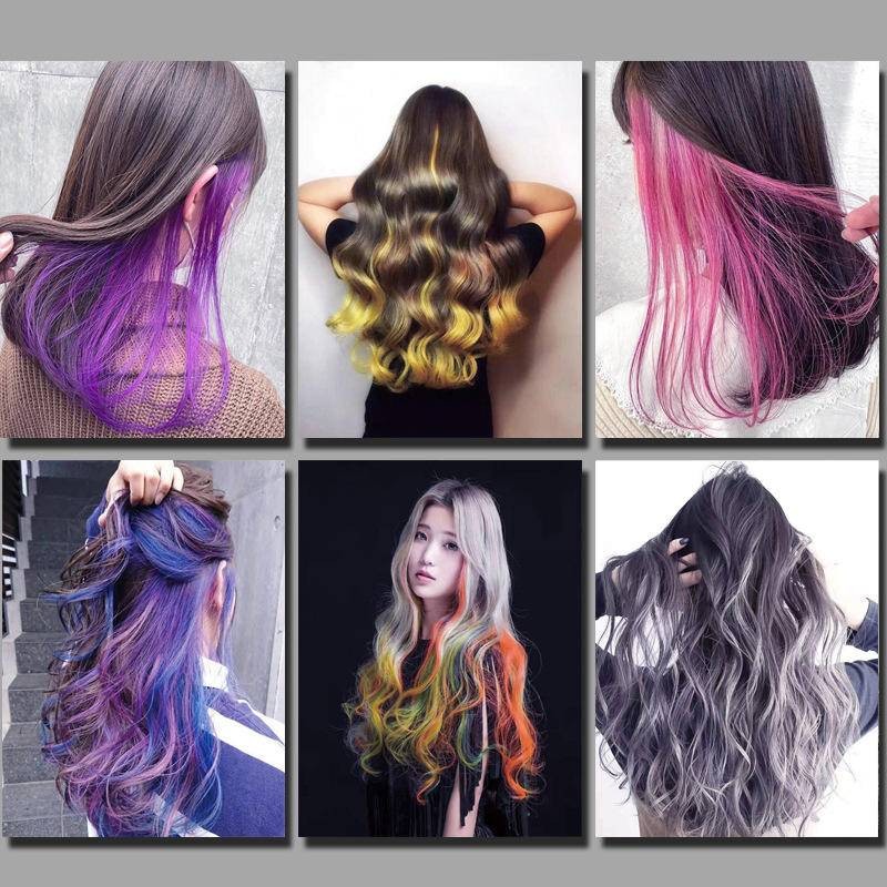 Hairdressing Shop ภาพจิตรกรรมฝาผนัง Hairdressing Shop Photo Wall Hairstyling โปสเตอร์ผ้าใบร้านตัดผม Salon ส่วนบุคคลย้อมสีและรีดผ้าตกแต่งตัดผม