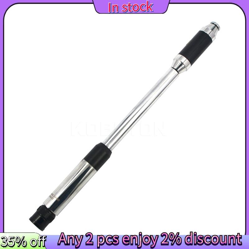 ในสต็อก-rh770 BNC Dual Band 144/430MHz BNC Telescopic เสาอากาศวิทยุมือถือสําหรับเก็บเกี่ยว Kenwood Rated 3.7 /5