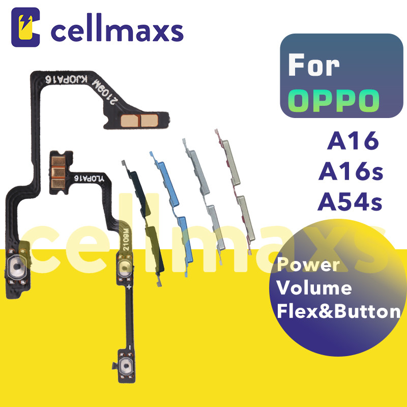 สําหรับ OPPO A16 A16s A54s เปิดออฟระดับเสียง Flex ปุ่ม CPH2269 CPH2271 CPH2273