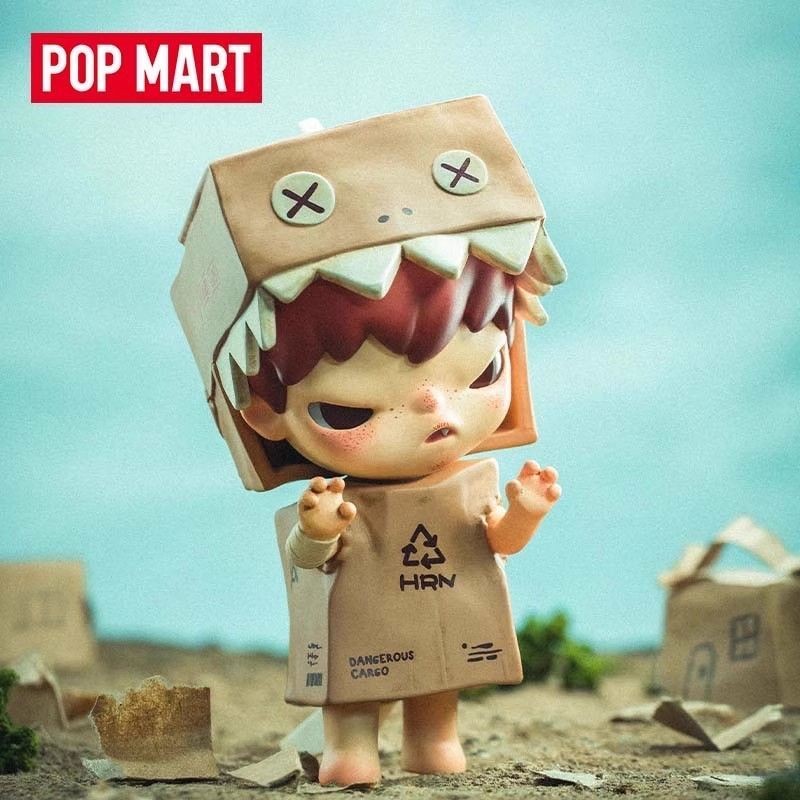 ของแท้ Pop Mart Hirono Hirono Silent Drama Series ของเล่นรุ่นใหม่น่ารัก Logistics Moving 4th Generation