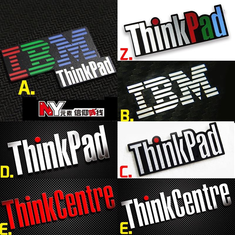 ♦ IBM 25th Anniversary ThinkPad ป้ายชื่อสติ๊กเกอร์โลหะแล็ปท็อป T480 T470 T490
