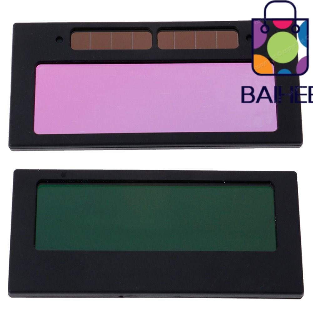 Baihee อุปกรณ์ป้องกันดวงตา, หมวกกันน็อคเชื่อมปรับแสงอัตโนมัติสีสันสดใส, เครื่องมือเชื่อมแผง LCD แบบพกพา