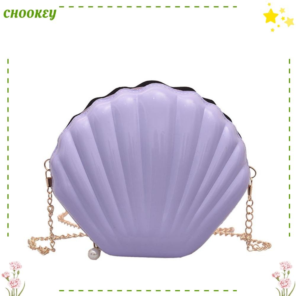 กระเป๋าถือสะพายไหล่ CHOOKEY, กระเป๋าเปลือกหอยเลื่อมโซ่, กระเป๋าเงิน Duricrust