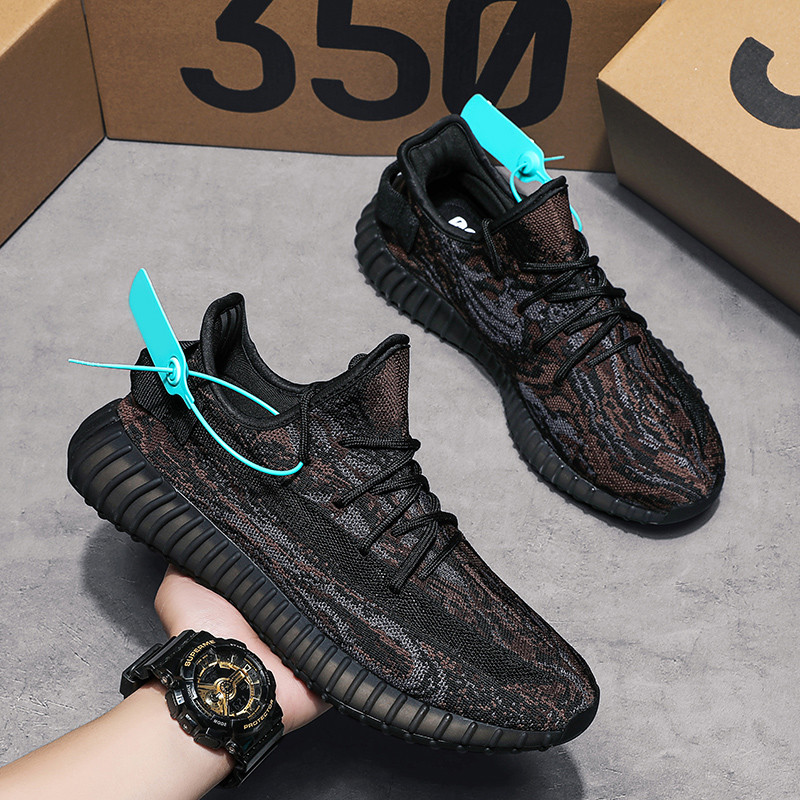 Yeezy350 รองเท้ามะพร้าว Gypsophila รองเท้าผ้าใบ Casual ร้อนจริงคู่รองเท้าวิ่งลําลอง