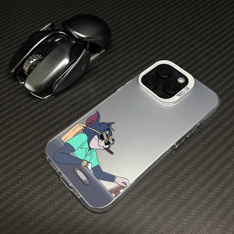 Meidayst เคสโทรศัพท์มือถือ IPhone 15promax  Iphone14 ระดับไฮเอนด์ 13pro Tom Cat 12 Tom and Jerry ใช้