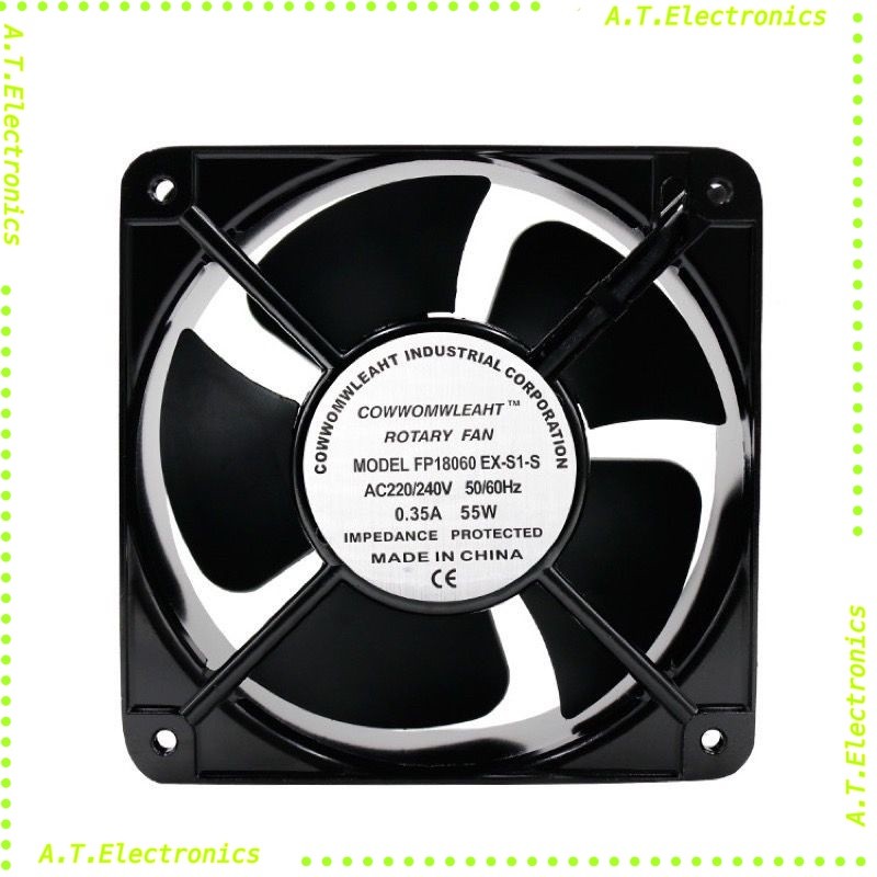 ￼พัดลมระบายอากาศ 8นิ้ว 220v พร้อมส่ง 🟩🟩200×200×60mmรับประกัน7วันออกบิลได้