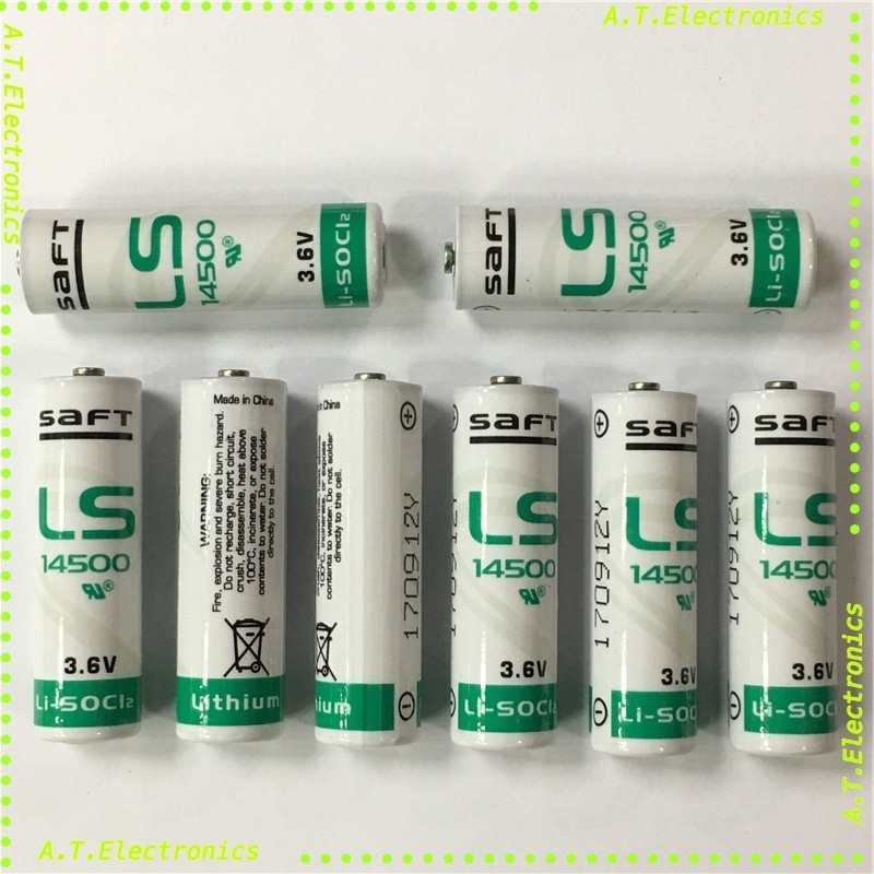 LS14500 Saft LS-14500 AA 3.6V Lithium Battery แบตเตอรี่ ราคาบินเงินสด