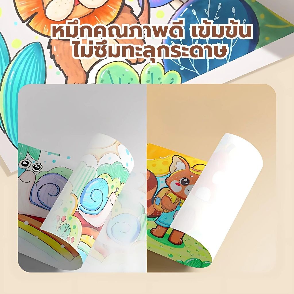 ปากกาอะคริลิค Acrylic marker pen กันน้ำ เขียนได้ทุกพื้นผิว ปากกาเขียนแก้ว /พลาสติก/ไม้/เหล็ก/กระจก/ผ้า ราคา ถูกที่สุด ดีลบีเคเค แกลเลอรีภาพที่ 6