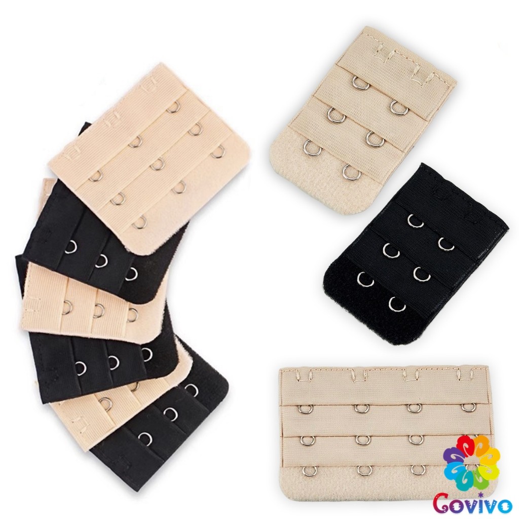 Covivo ตะขอปรับขยายเสื้อชั้นใน(รุ่นมียางยืด) ยืดได้ ตะขอขยายเสื้อใน Elastic Bra Extender