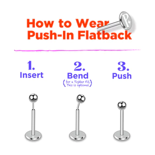 Classic Ball Flatback Earring (1ชิ้น)