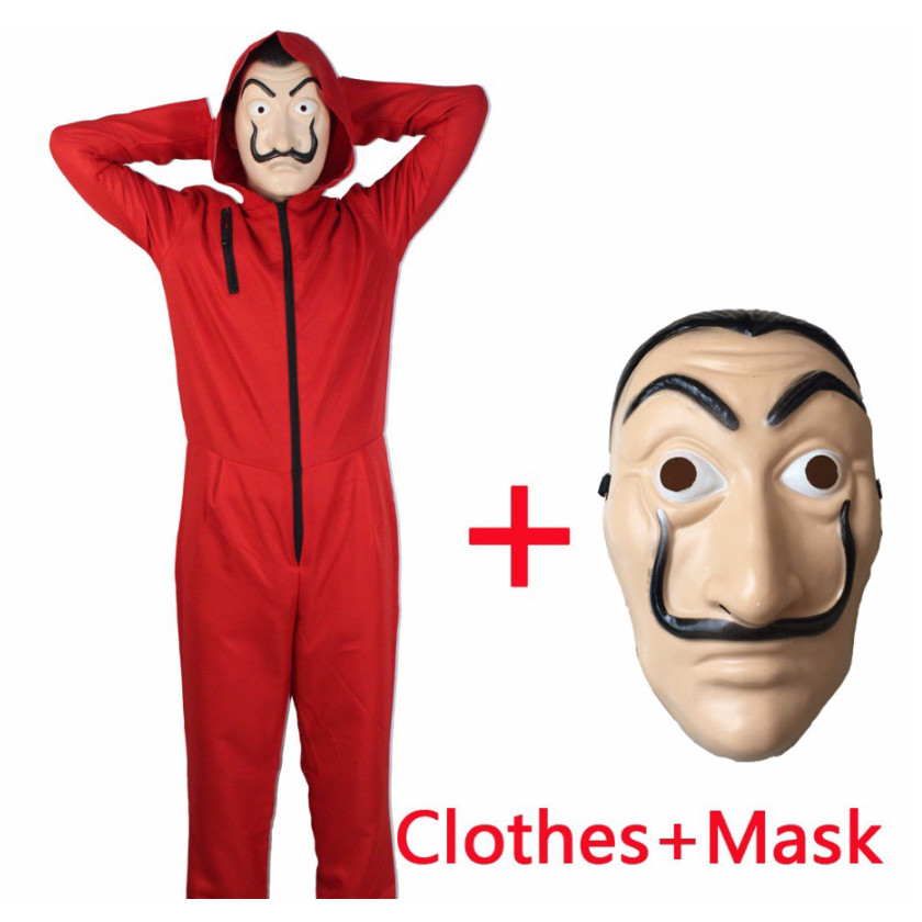ทรชนค Money Heist Cosplay Costume นปล้นโลก: เกาหลีเดือด เครื่องแต่งกายคอสเพลย์ The House of Paper La Casa De Papel สไ