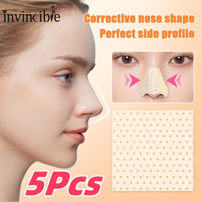 5pcs เฝือกจมูกเทอร์โมพลาสติกอุณหภูมิต่ําสะดวก - เฝือกจมูกระบายอากาศ Orthoplaste Ortho จมูกหัก Fixer