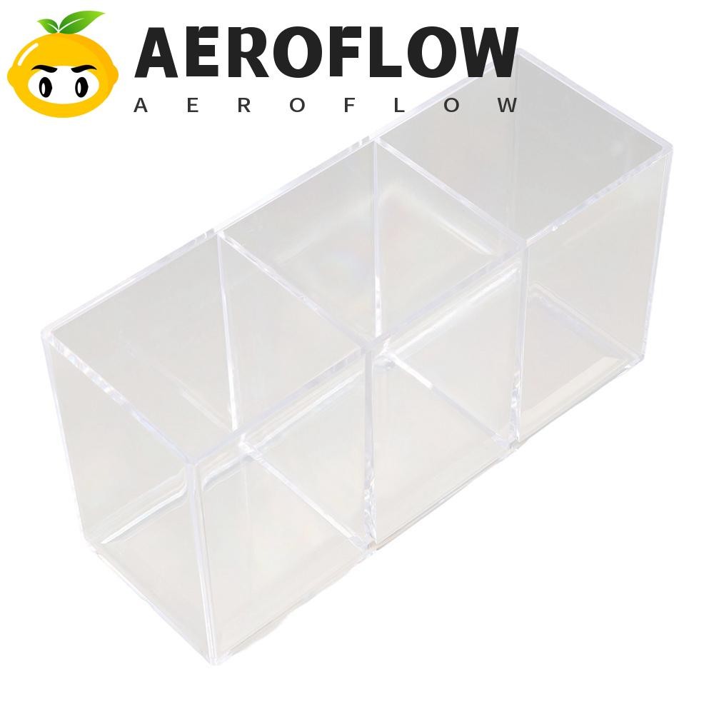 Aeroflow ที่ใส่ปากกาตั้งโต๊ะ, กล่องเก็บดินสออะคริลิคใส, จอแสดงผลมัลติฟังก์ชั่น Simple โปร่งใสเครื่องเขียน Organizer Desktop