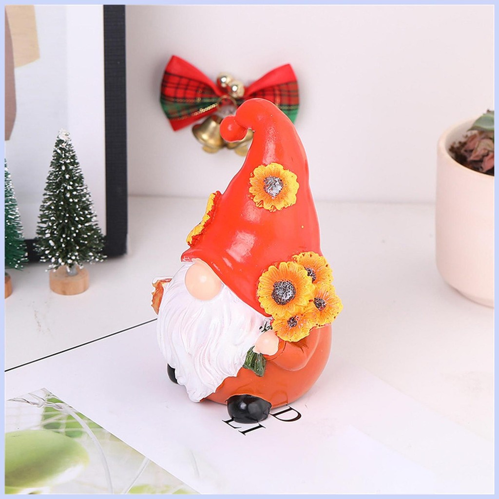 คริสต์มาส Gnomes เรซิ่นคริสต์มาส Gnome Faceless ตุ๊กตาบ้าน Gnome ตกแต่งงานฝีมือ Gnome ตาราง Top Decor Faceless ringth