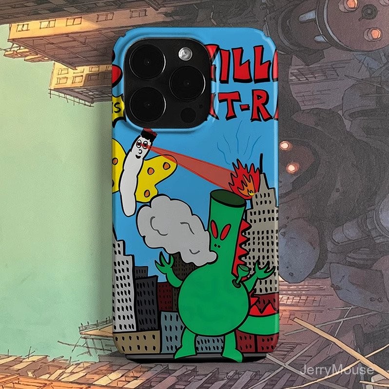 เคสมือถือเทรนด์โลกมอนสเตอร์การ์ตูนสนุกสำหรับ iPhone 16PROMAX 16 15 14 PROMAX 13 12 11 PRO MAX 14pro 15PLUS 16PLUS XR XS 8PLUS เคสกันกระแทก cist