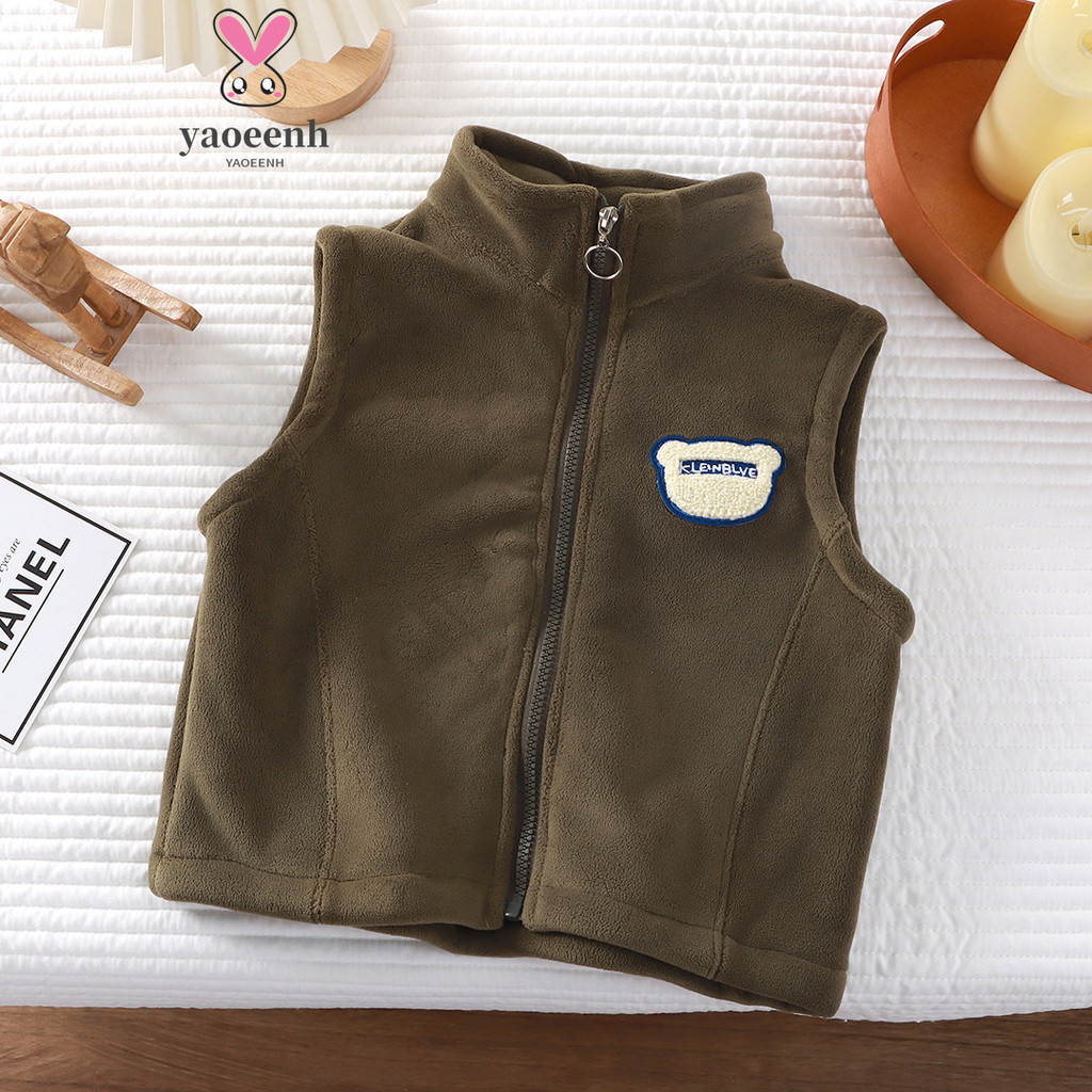 【YAOEENH】80-170เซนติเมตรฤดูใบไม้ร่วงฤดูหนาวสไตล์ออสเตรียขนแกะเสื้อกั๊กเสื้อกั๊กช