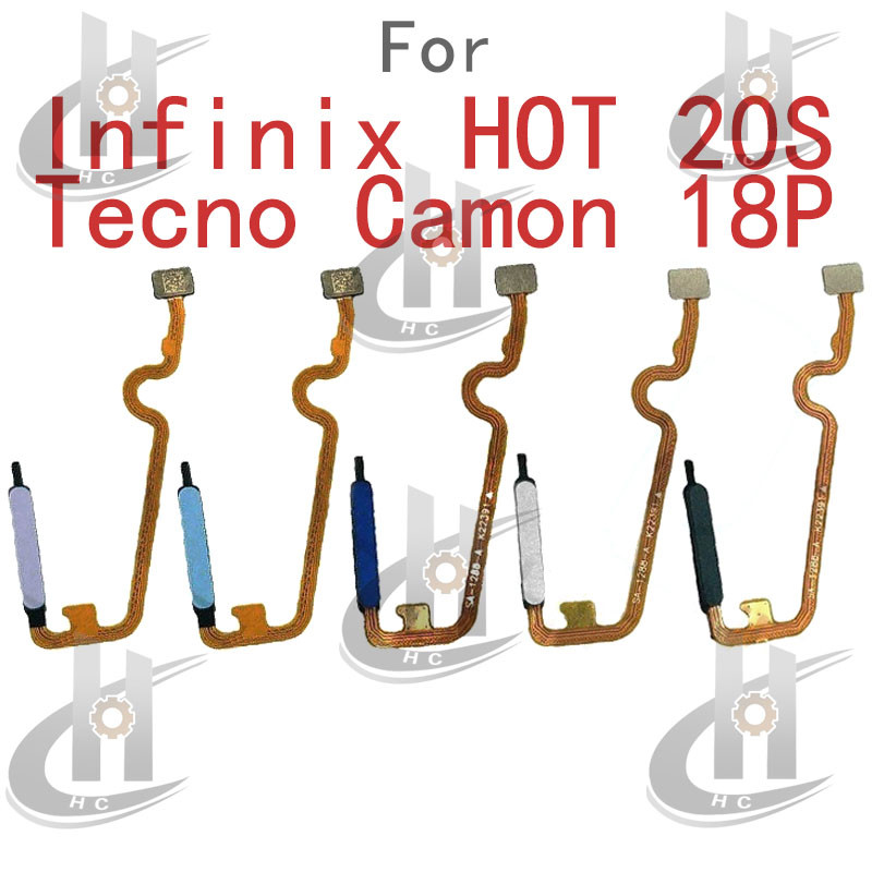 Touch Sensor Finger Power Switch ON OFF ปุ่มด้านข้าง Key Flex สําหรับ infinix HOT 20S / Tecno Camon 18P