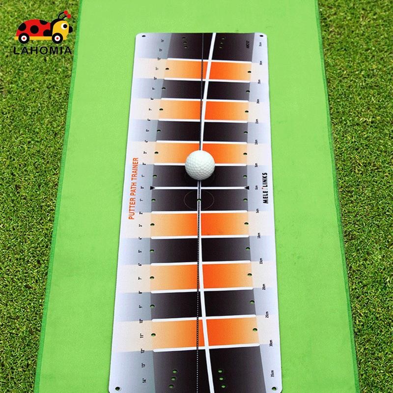 [Lahomia] เสื่อฝึกซ้อมกอล์ฟ พัตเตอร์พับได้ Putting Mat สำหรับบ้านและสวน