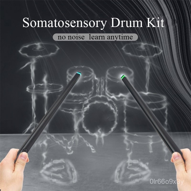 Air Somatosensory Drum Kit Smart Air Drum Stick Portable Drum Stick Virtual Music Electronic Drum Pe