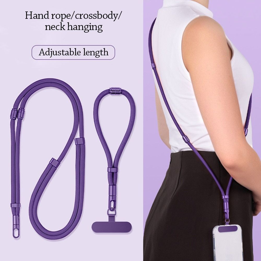 ซูฮู เชือกเส้นเล็ก, สายรัดข้อมือป้องกันการสูญหายแบบปรับได้, อุปกรณ์โทรศัพท์มือถือยาวสั้นทอแขวนสายรัดข้อมือผู้ชายผู้หญิง - รูปที่ 4