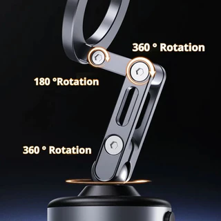 ToKerการชาร์จไร้สายแบบใหม่ 360 ° ที่วางโทรศัพท์ในรถยนต์ Vacum หมุนได้ เหมาะสําหรับ iPhone, Samsung, ที่วางโทรศัพท์ในรถยนต์แบบแม่เหล็ก Xiaomi,4-10.2 Inches ที่วางโทรศัพท์สูญญากาศ X94 X93