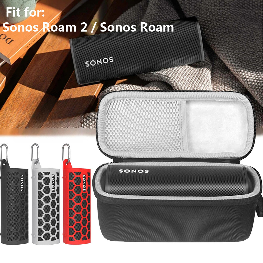 สําหรับ Sonos Roam 2 / Sonos Roam ลําโพงบลูทูธอัจฉริยะแบบพกพา กระเป๋าเดินทางแบบแข็ง
