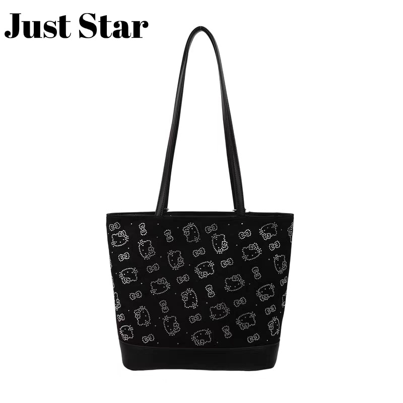 JUSTSTAR Fashion Oxford Cloth Pull-Belt Backpack Simple Casual Backpack