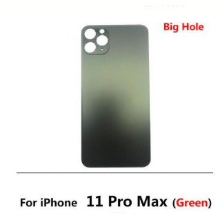 1 ชิ้นเปลี่ยน Big Hole กระจกด้านหลังสําหรับ Phone 11 Pro Max ฝาครอบแบตเตอรี่ด้านหลัง - รูปที่ 6