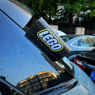 Lego Washed Label Car Body Rear Lego Sticker Personality Car Door Logo Change Decoration Bumper Stickers Creative Toys EbUD