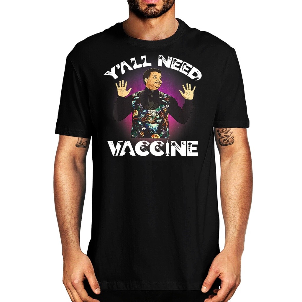 เสื้อยืด Neil deGrasse Tyson แขนสั้นคอกลม สบาย และสวยงามสำหรับแฟนคลับวิทยาศาสตร์