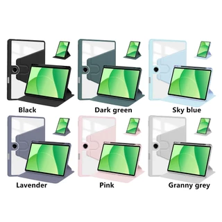 009.เคส สำหรับ ออปโป้ แพด เอสอี Smart Case for OPPO Pad SE 11 2025 เคส หมุนได้360 องศาหมุน หลังโปร่งใส มีช่องใส่ปากกา