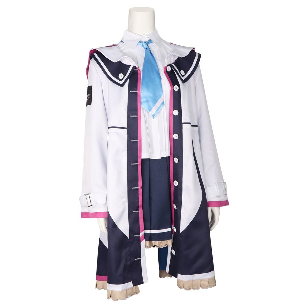 แฟ้ม Azure แฟ้ม Azure cos เสื้อผ้า Caiyu Momomi Caiyu สีเขียวคอสเพลย์ Gemini Loli ชุดแฟนซี