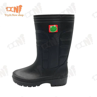 PradoGang/Canueรองเท้าบู๊ทพื้นยาง เนื้อฟู รุ่น222/B01 สูง12นิ้ว