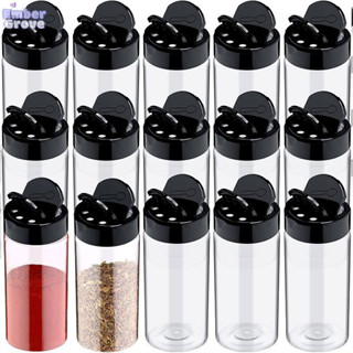 ขวดปรุงรสฝาพับคู่ 100/200/300มล / ขวดเครื่องเทศพลาสติกพร้อมฝ…