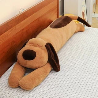 70/110cm ตุ๊กตาสุนัข หมอนข้างน้องหมา ตุ๊กตาน่ารัก ของเล่นตุ๊กตา ของขวัญวันเกิด