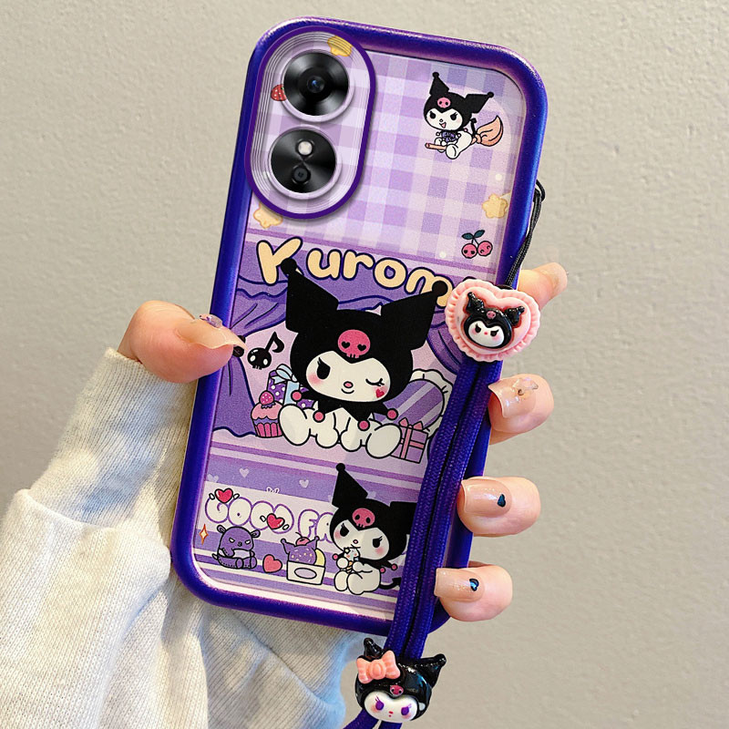 เคส OPPO A18 A38 A58 A78 เคสโทรศัพท์ซิลิโคนอ่อนนุ่มการ์ตูนที่เรียบง่ายและน่ารัก YX - รูปที่ 7