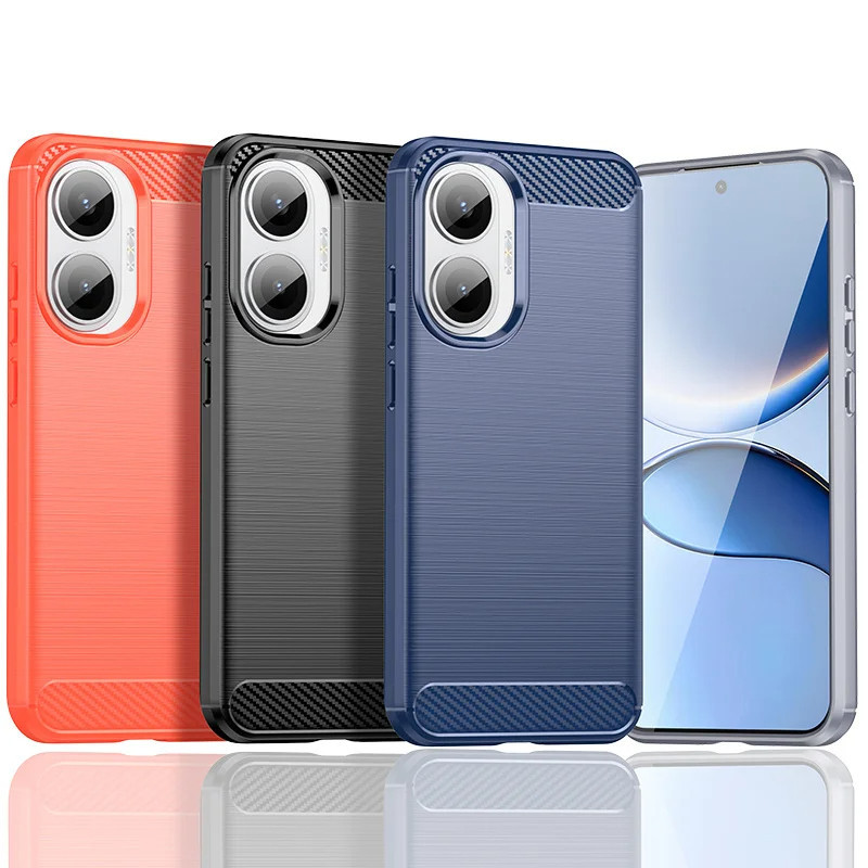 เคส XIAOMI POCO XIAOMI POCO F7 / F7 PRO / F7 ULTRA CASE คาร์บอน RUGGED ARMOR TPU SILICONE ANTI SHOCK