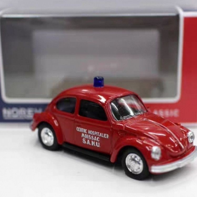 NOREV 1/64 รถ VW 1303 Volkswagen Beetle รถตํารวจรุ่นคลาสสิกคอลเลกชัน Boutique Out of พิมพ์รุ่น