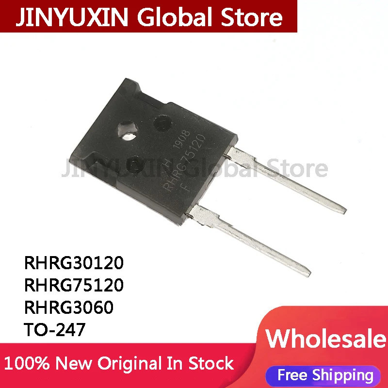 1-5 ชิ้น RHRG30120 RHRG75120 RHRG3060 ชิป IC TO-247 ไดโอด High Power Rectifiers ในสต็อกขายส่ง