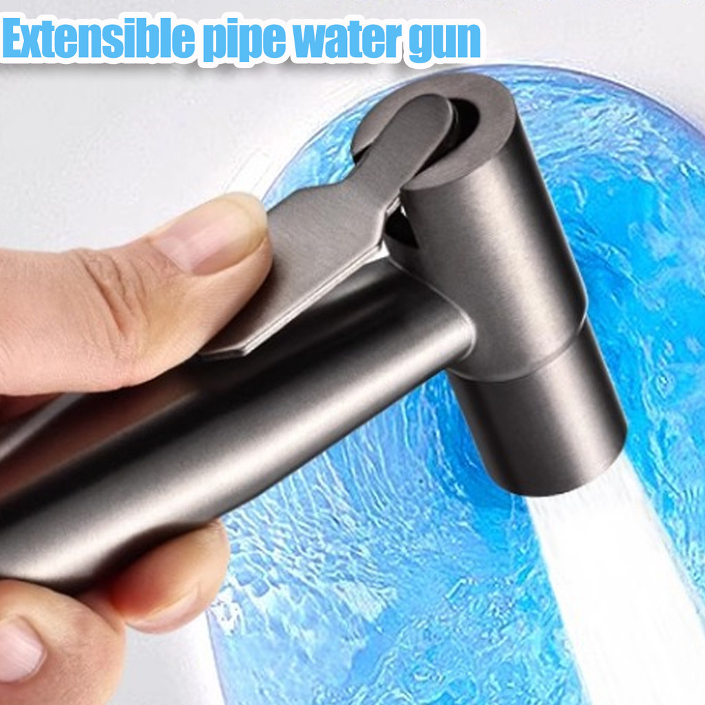 สแตนเลสมือถือแบบพกพา Bidet Sprayer ชุดแปรงห้องน้ํา Bidet ก๊อกน้ําห้องน้ํา Shattaf วาล์ว Jet ชุด Hygienic Shower