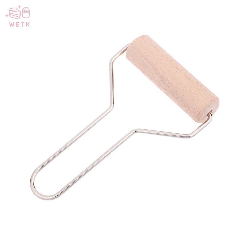 [WETK] ศิลปะเซรามิค Solid Push Clay Roller Polymer Clay Form Baking Tools Crusher Cookies เครื่องมือ