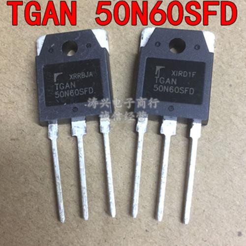 2pcs TGAN 50N60SFD TO-3P TGAN50N60SFD TO3P 50N60 50A/600V IGBT ทรานซิสเตอร์ใหม่ IC JIQK