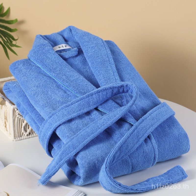 Big Boy Hotel Yukata ผ้าขนหนูวัสดุคู่ Jin Big Boy Four Seasons หญิงหรือยาว Ming เสื้อคลุมอาบน้ําผ้าฝ