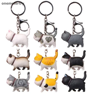 Onem ใหม่แมวน่ารักลูกแมวพวงกุญแจพวงกุญแจกระเป๋าถือจี้เครื่องประดับของเล่นเด็กของขวัญ n