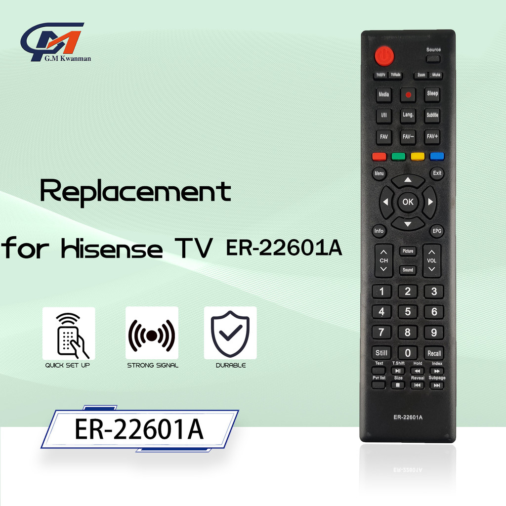 ใหม่ ER-22601A รีโมทคอนโทรลใช้งานร่วมกับ Hisense TV 24D33 24E33 24F33 32D33 32D36 32D50 40D50 40D50P 50D36P 16A3000 32M2160
