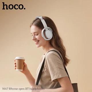 HOCO W67 หูฟังบลูทูธครอบหู ดีไซน์ Open-Ear เสียงดี ใส่สบาย Bluetooth 5.4 แบตอึด 32 ชม. hc3