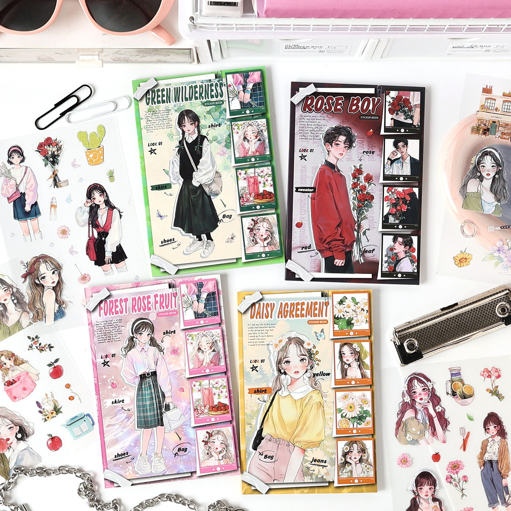QOUZMO 20ชิ้น/แพ็คVINTAGEสําริดSatchworkสติกเกอร์สัตว์เลี้ยง[ดอกไม้เงาและบทกวีชุด]ขนาดใหญ่รูปสติกเกอร์หนังสือDIYสมุดภาพสติกเกอร์carftสติกเกอร์