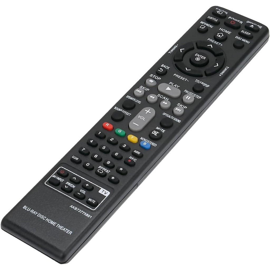 ลูกชาย73775801 เปลี่ยนรีโมทคอนโทรลเหมาะสําหรับ LG Blu-Ray ระบบโฮมเธียเตอร์ BH4030S BH4530T BH5540T B