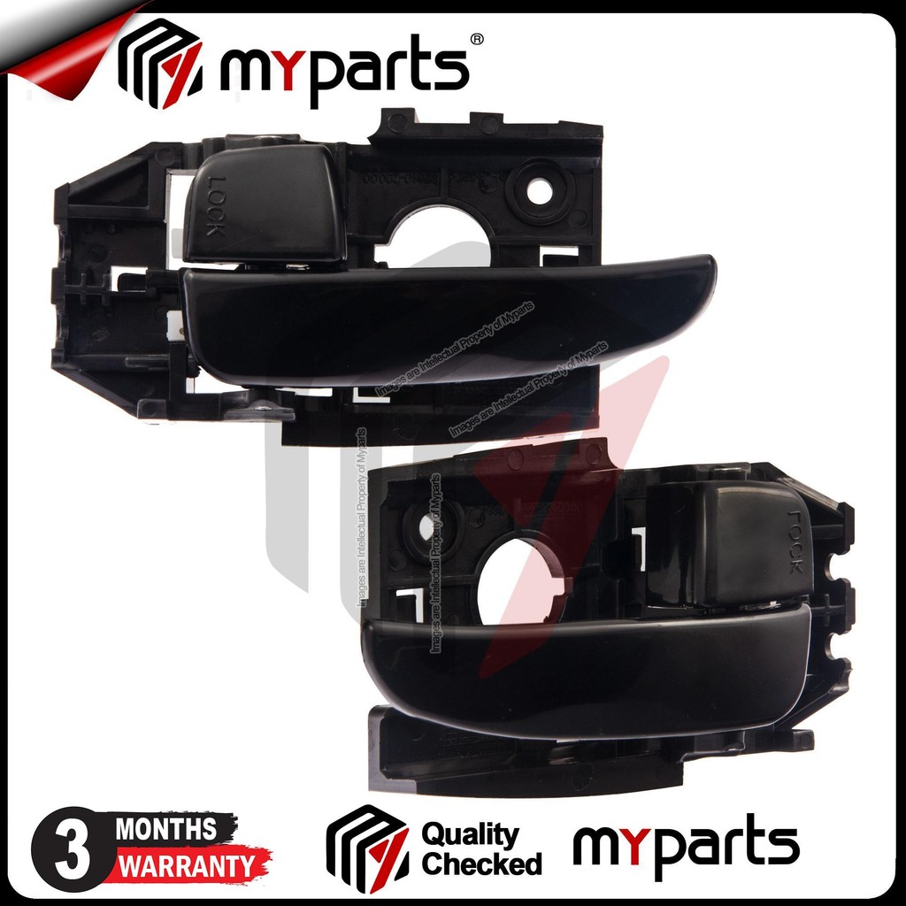 Hyundai Elantra XD 2000-2006 ด้านหน้า/ด้านหลังด้านใน (สีดํา) มือจับประตู Pembuka Pintu